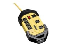 Tripp Lite Safety Power Strip w/ 8 out GFCI Plug OSHA Yellow 12' Cord